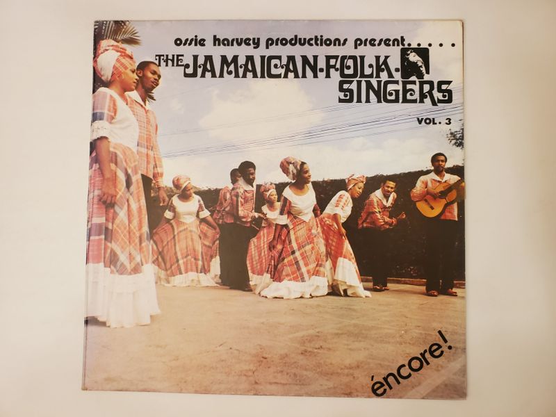 The Jamaican Folk Singers Vol. 3 Encore! vinyl record
